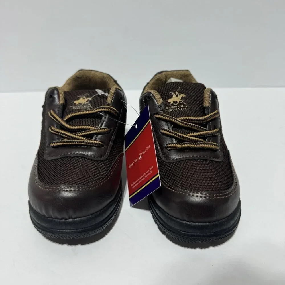 Beverly Hills Polo Club Boys Oxford Brown Size 7 M Toddler